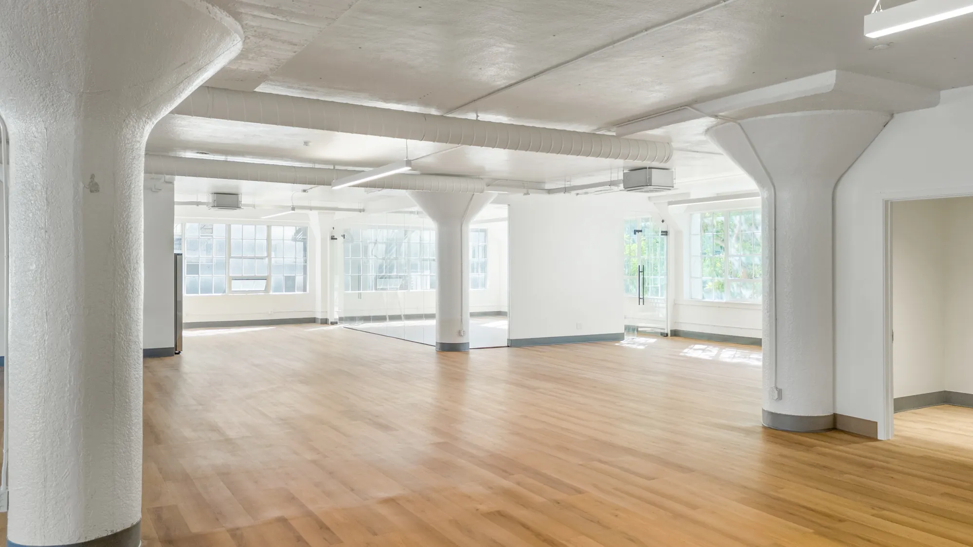 Finished second-floor office suite at 350 Brannan St