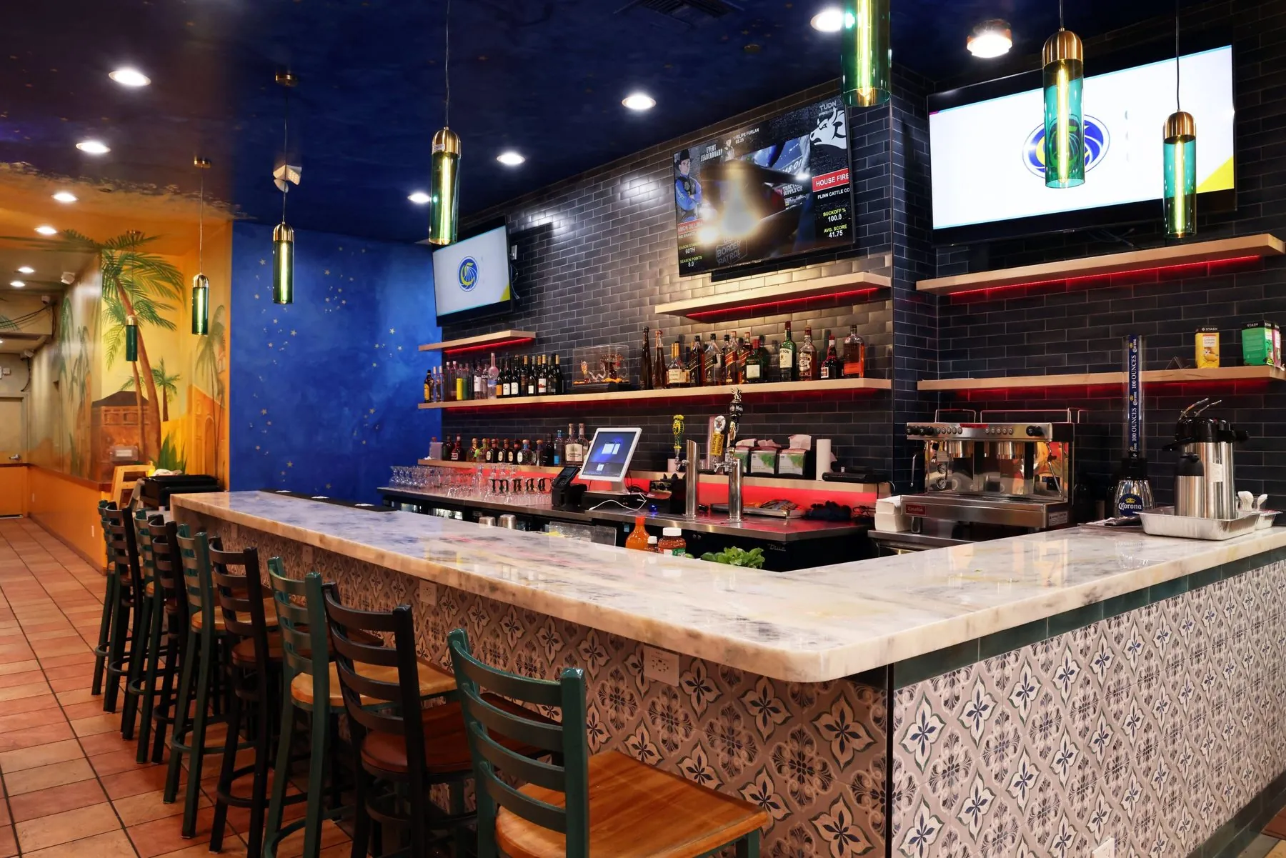 Remodeled bar at 2731 Mission St